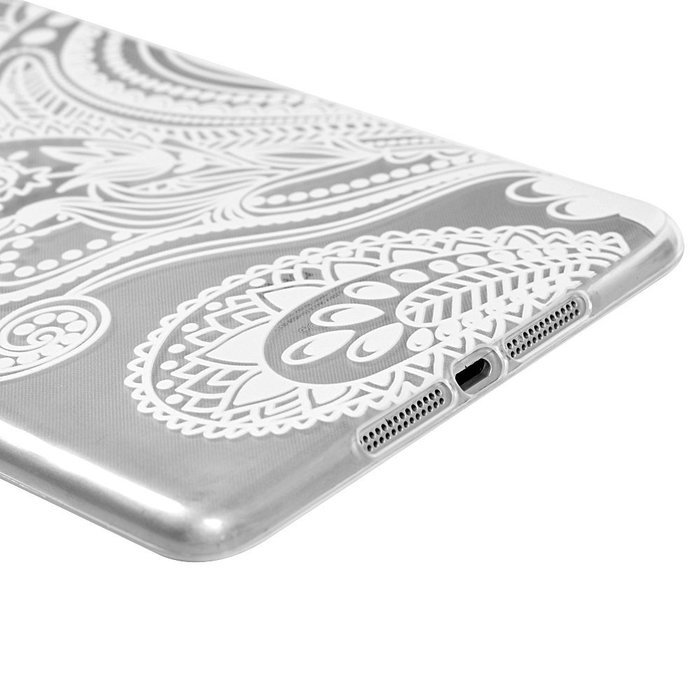 YOKIRIN iPad Mini1/2/3 Case, Fashion Printed Series Slim Fit Shock-absorption Flexible Clear Hybrid Soft TPU Rubber... N54