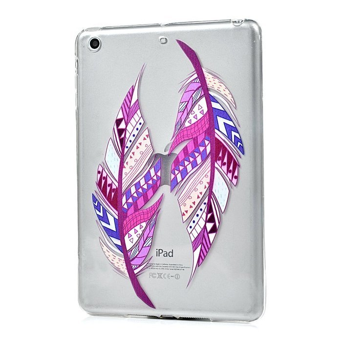 YOKIRIN iPad Mini1/2/3 Case, Fashion Printed Series Slim Fit Shock-absorption Flexible Clear Hybrid Soft TPU Rubber... N55