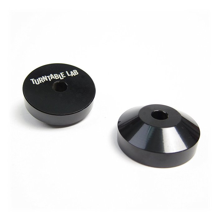 Turntable Lab: Stainless Steel 45 Adapter (Single) - Black N2
