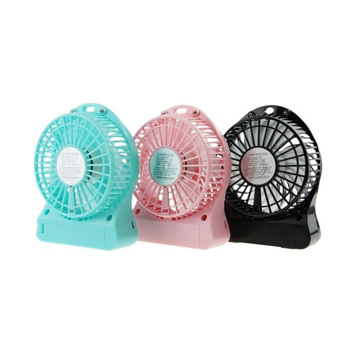 Greenery 360 Degree Rotating Antique USB Powered Plug Charging Ultra-quiet Metal Desktop Table Fan Super Mute... N24