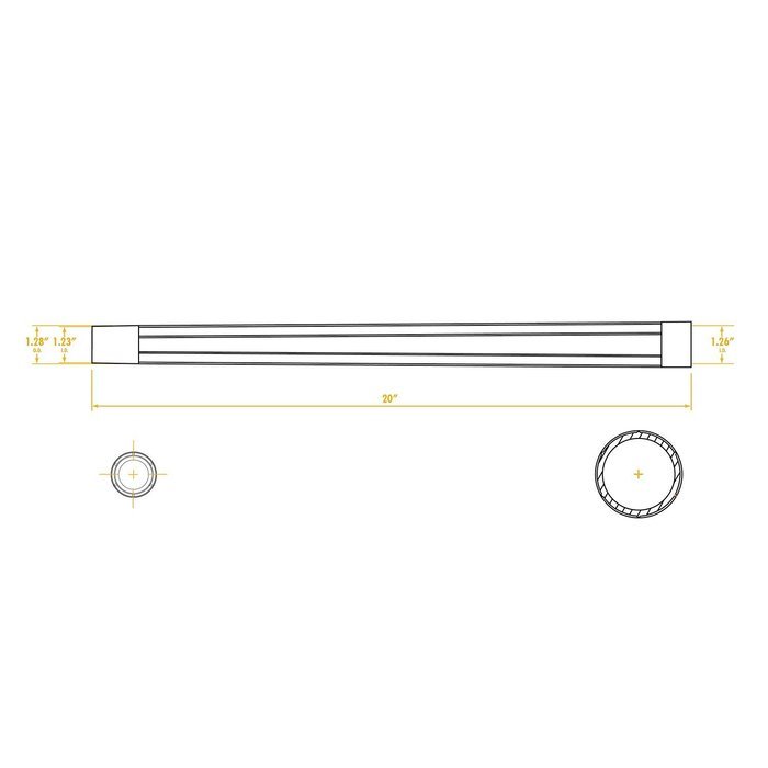 WORKSHOP Wet Dry Vacuum Accessories WS12508A 1-1/4-Inch Wet Dry Vacuum Hose Extension Wand Is A Vac Attachment... N3