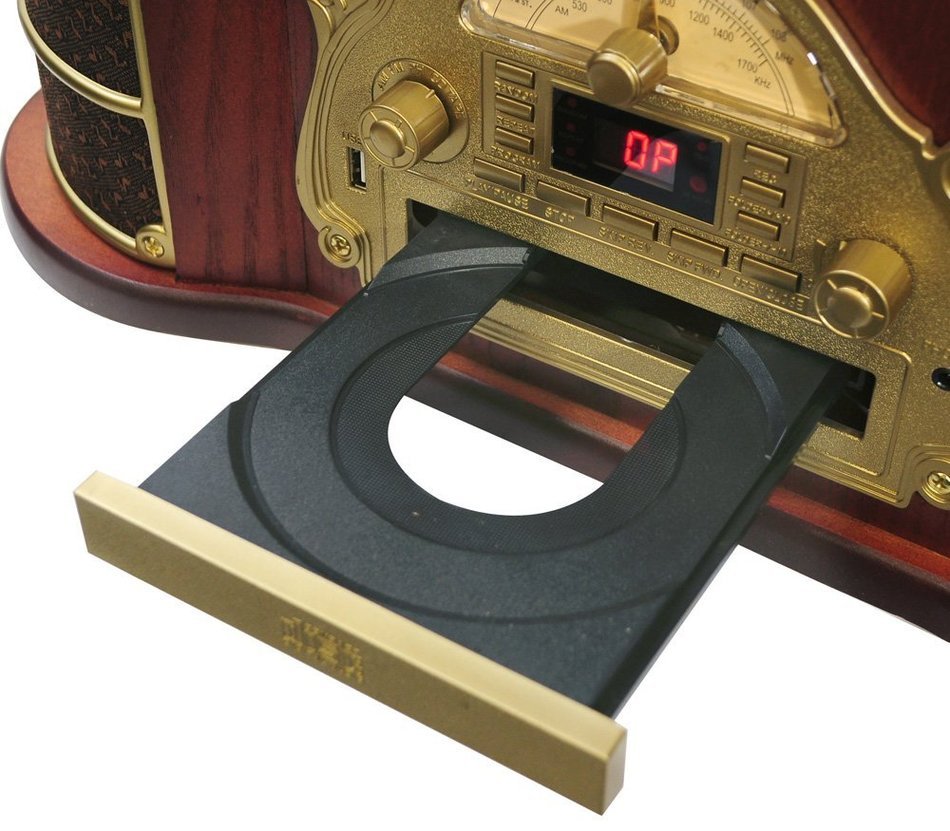 Pyle Home PTCDS1U Classical Turntable with AM/FM Radio CD/Cassette and USB Recording (Discontinued by Manufacturer) N2