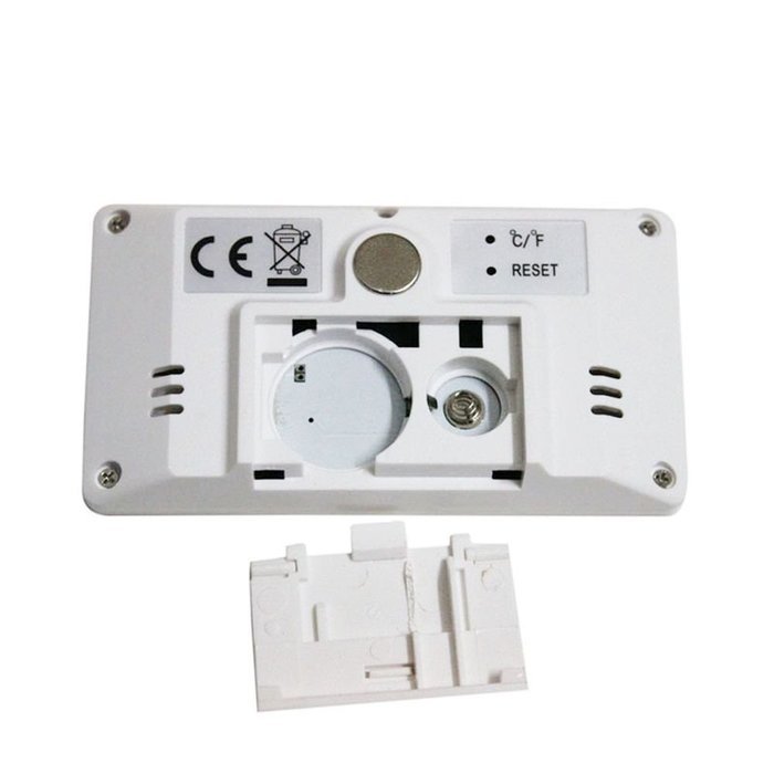 Humidity Monitor JN206 with Ditigal Temperature Gauge Meter for Home (white) N5