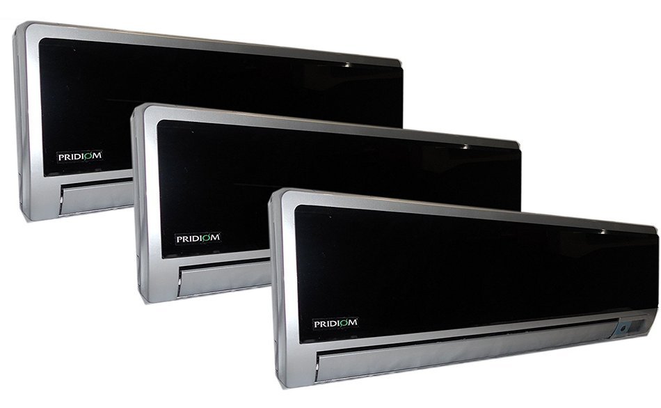 Pridiom PMD275HTX High Wall Series Tri Zone System with (3) 9 000 BTU Cooling (3) 10 000 BTU Heating 36 000 BTU...