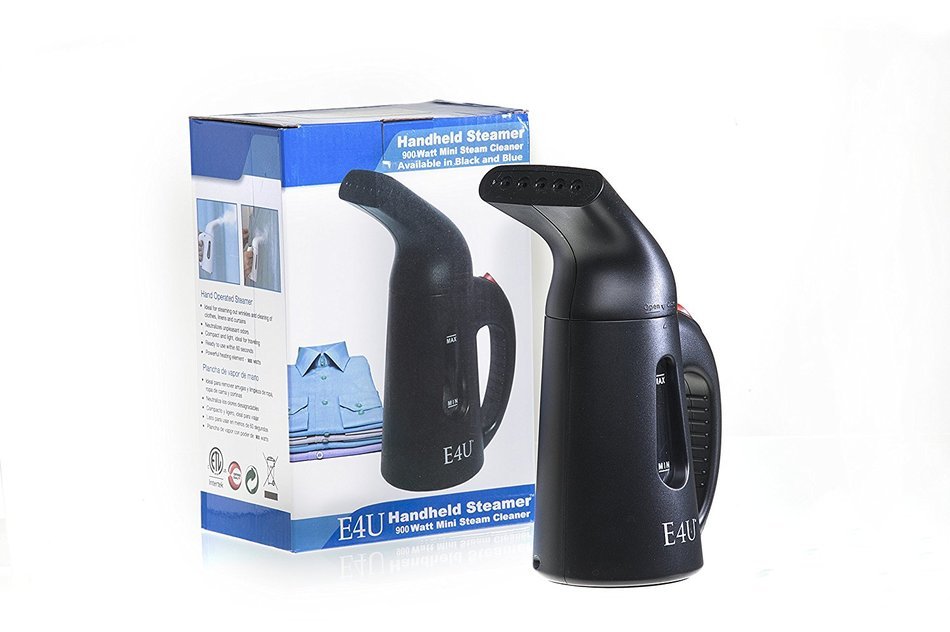 Quick Steam Commercial Grade 900 Watt Fabric Steamer, 60 Second Fast-Heat Aluminum Heating Element Quickly Removes... N11