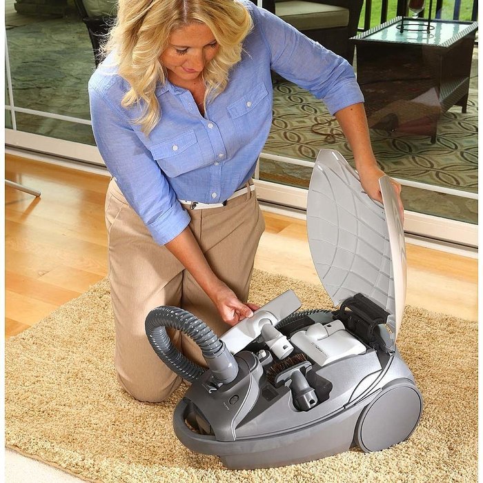 Kenmore Elite Canister Vacuum Cleaner with Ultra Plush&trade; nozzle - Champagne/Gray N2