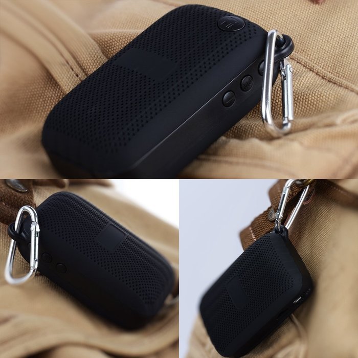 TurnRaise Mini Ultra Portable Wireless Bluetooth Speaker with Hook Handle Auto FM Radio Built-in Mic Compatible... N5