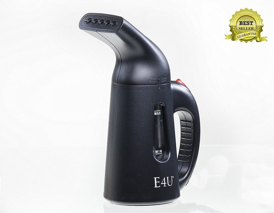 Quick Steam Commercial Grade 900 Watt Fabric Steamer, 60 Second Fast-Heat Aluminum Heating Element Quickly Removes... N12