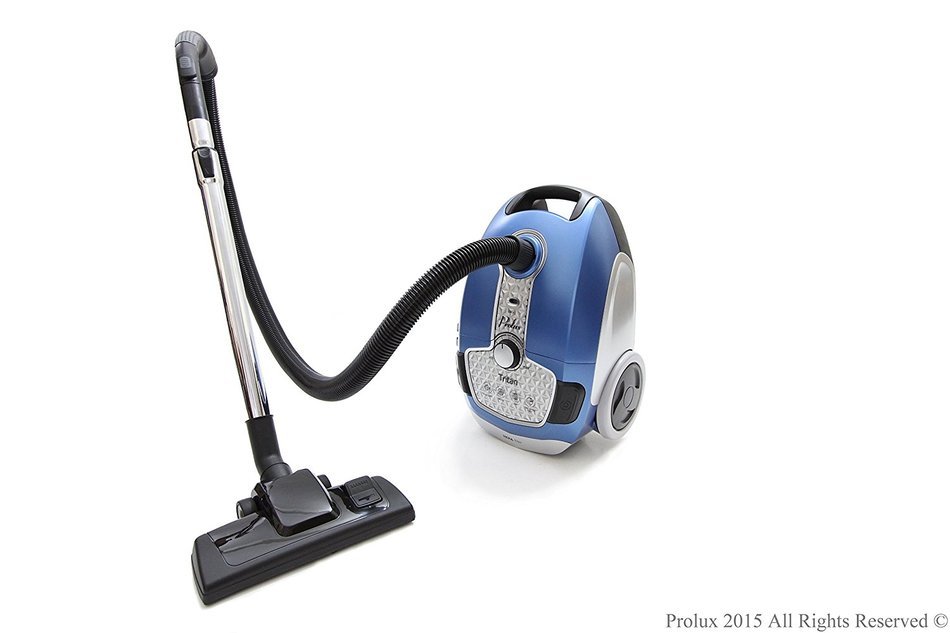 Tritan Canister Vacuum HEPA Sealed Hard Floor Vacuum Color: White N8
