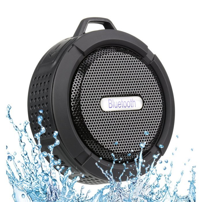 FYEO Waterproof Bluetooth 3.0 Speaker, 5 Watt Outdoor Sports Portable Rugged Shockproof Mini Wireless Shower Speaker... N5