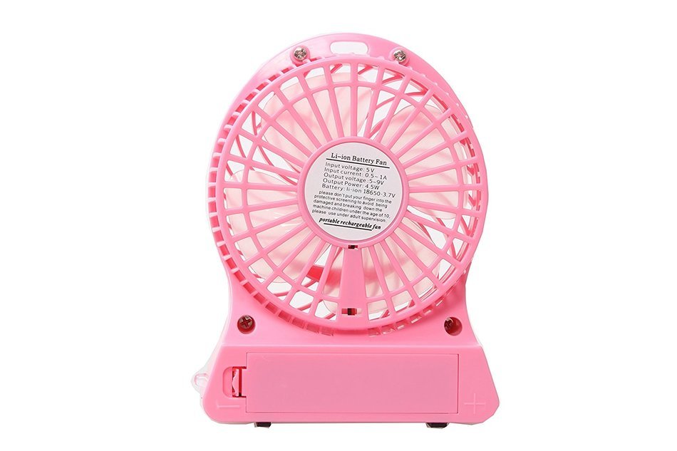 Multi-functional Portable Desk Fan Battery Operated Fan USB Rechargeable Battery Powered Handheld Fan with Lithium... N33