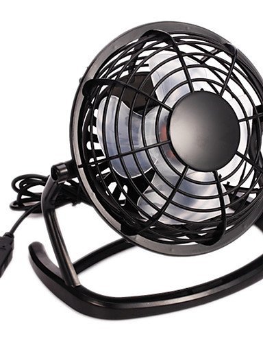 LBLI Desktop Fan USB Power Supply 2 Speeds Mini Portable Fan , blue JIAJU-YONGPING #0607 N7