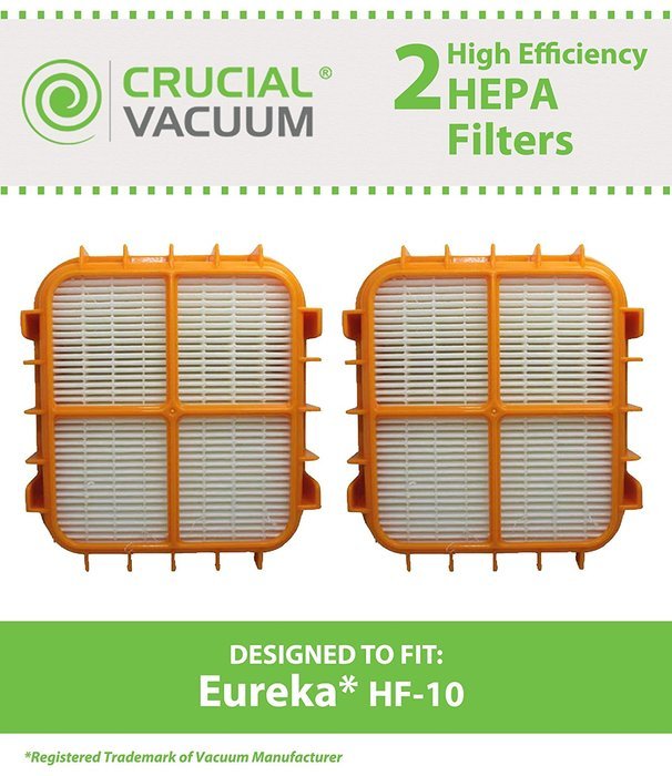 2 Eureka HF10 HEPA Filters, Fits Eureka HF10, HF-10 Upright Vacuum Cleaner, Compare to Eureka part # 63347, Designed...
