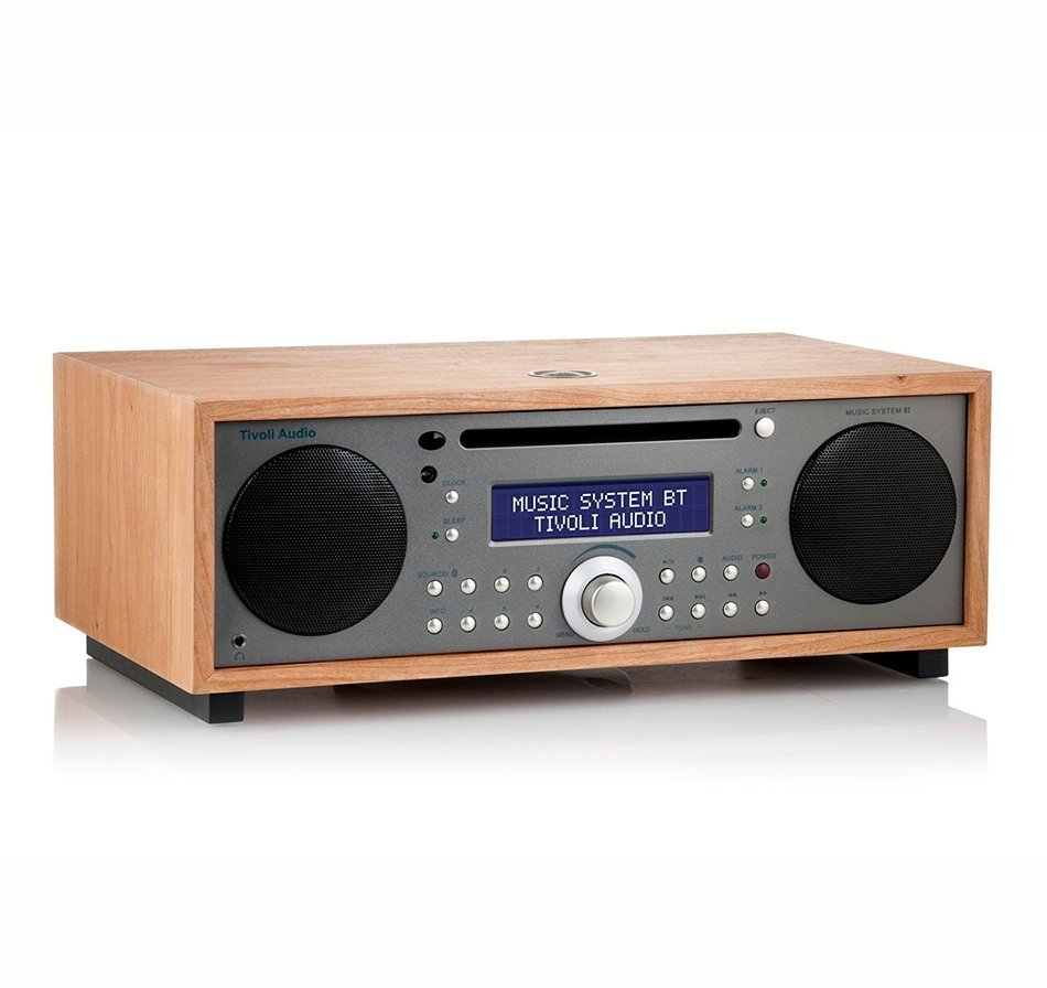 Tivoli Audio Music BT All-In-One Wireless Bluetooth System (Cherry/Metallic Taupe) N2