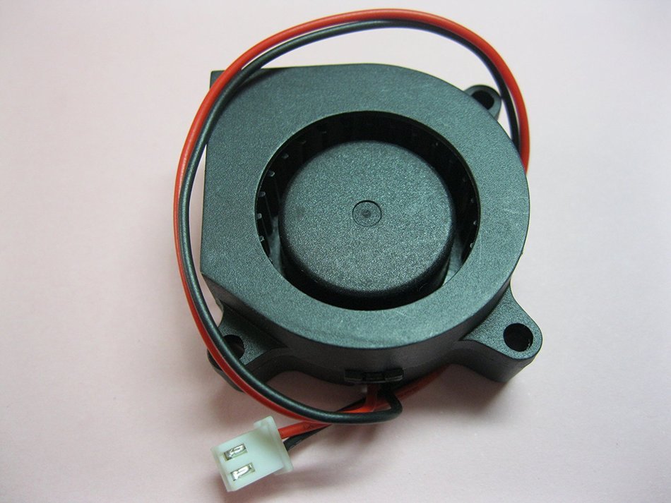 2 pcs Brushless DC Blower Fan 4020S 12V 2 Wires 40x40x20mm Black Color Sleeve-bearing Skywalking N3