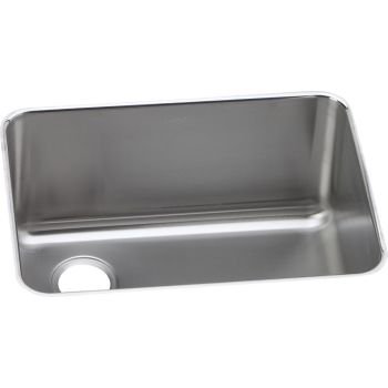 Elkay ELUH231710L Stainless Steel Left Drain Gourmet 18-3/4-Inch x 25-Inch Single Basin Undermount Stainless Steel...