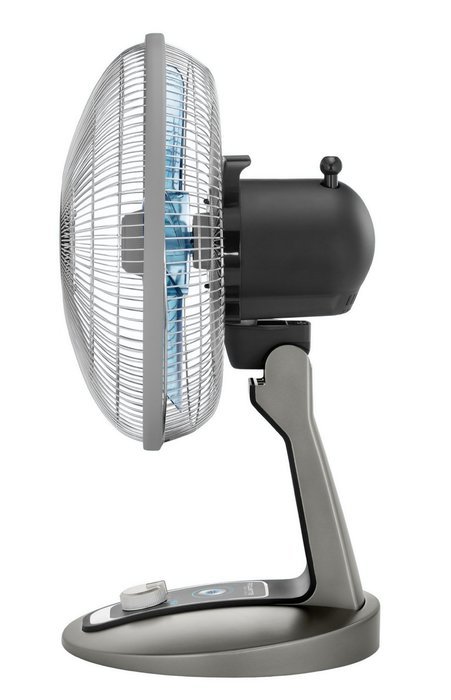 Rowenta VU2531 Turbo Silence Oscillating 12-Inch Table Fan Powerful and Quiet, 4-Speed, Bronze N5