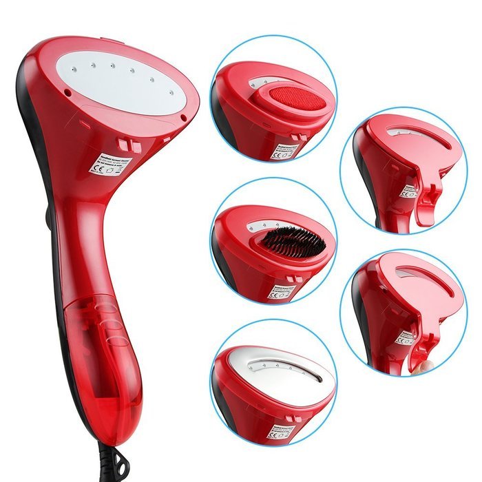 Handheld Garment Steamer, Joly Joy Portable Fabric Steamer 1500W Powerful with Fast Heat-up, Includes Four Convenient... N11