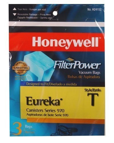 18 Eureka Style T Vacuum Bags for Eureka Canister Series 970, 18 Bags.