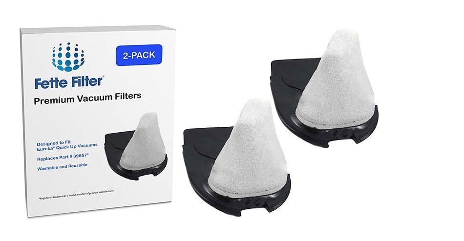 2 Pack - Eureka DCF-11 Quick Up Dust Cup Filters - Fits Eureka Models: 61, 70, 71, 61A, 70A, 70AX, 71A, 71AV,...