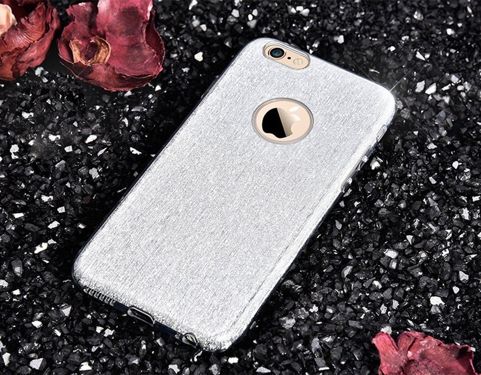 iPhone 7 Case,iPhone7 Case,ikasus Mini Love Heart Glitter Bling Crystal Rhinestone Diamonds Clear Rubber Golden... N104