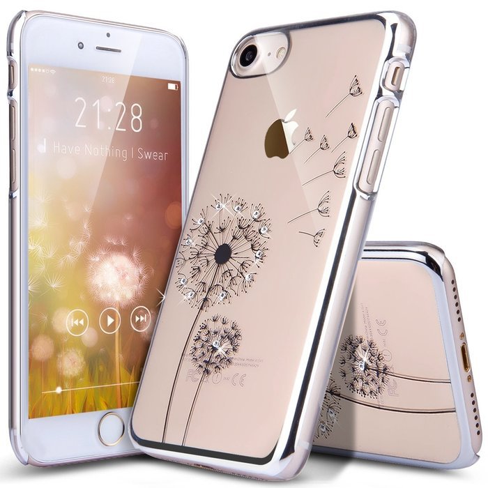 iPhone 7 Case,iPhone7 Case,ikasus Mini Love Heart Glitter Bling Crystal Rhinestone Diamonds Clear Rubber Golden... N111
