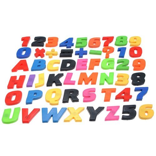 [Free Shipping] Fridge Magnet 26 Letters Numbers Child Educational Toy // Im&aacute;n del refrigerador de 26 n&uacute;meros... N3