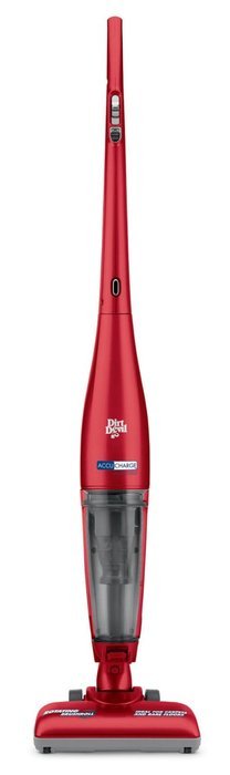 Dirt Devil Accucharge 15.6V Cordless Bagless Stick Vacuum, BD20035RED