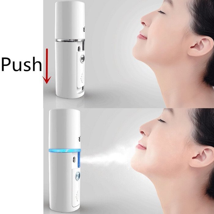Portable Simple Effective Deep Supply Water for Face Nanoscale Mini Handheld Facial Steamer Lady's Gift Hydrating... N3