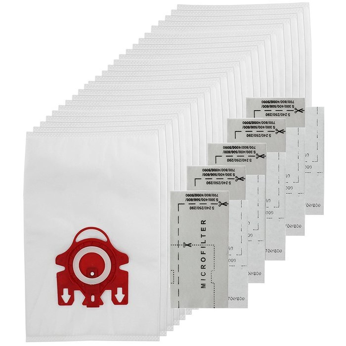 (25 BAGS and 10 FILTERS) Type FJM for MIELE vacuums.