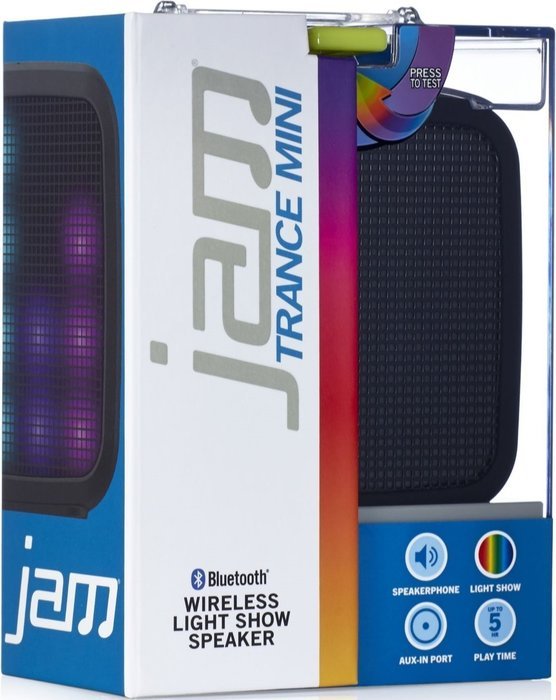 Jam&reg; Trance Mini Wireless Bluetooth&reg; Light Show Speaker Offers a Colorful Way to Listen to Music N5