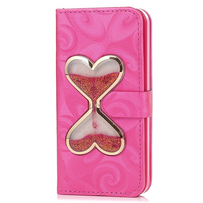 iPhone SE Case, iPhone 5/5S Case,YOKIRIN Stand Wallet Premium PU Leather with Handmade Flowing Glitter Liquid... N15