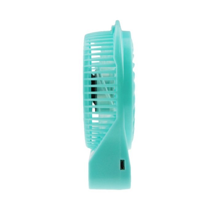 Greenery 360 Degree Rotating Antique USB Powered Plug Charging Ultra-quiet Metal Desktop Table Fan Super Mute... N29