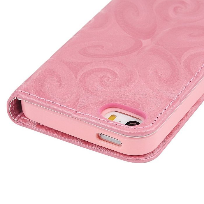 iPhone SE Case, iPhone 5/5S Case,YOKIRIN Stand Wallet Premium PU Leather with Handmade Flowing Glitter Liquid... N17
