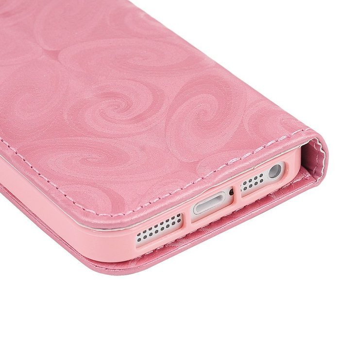 iPhone SE Case, iPhone 5/5S Case,YOKIRIN Stand Wallet Premium PU Leather with Handmade Flowing Glitter Liquid... N18