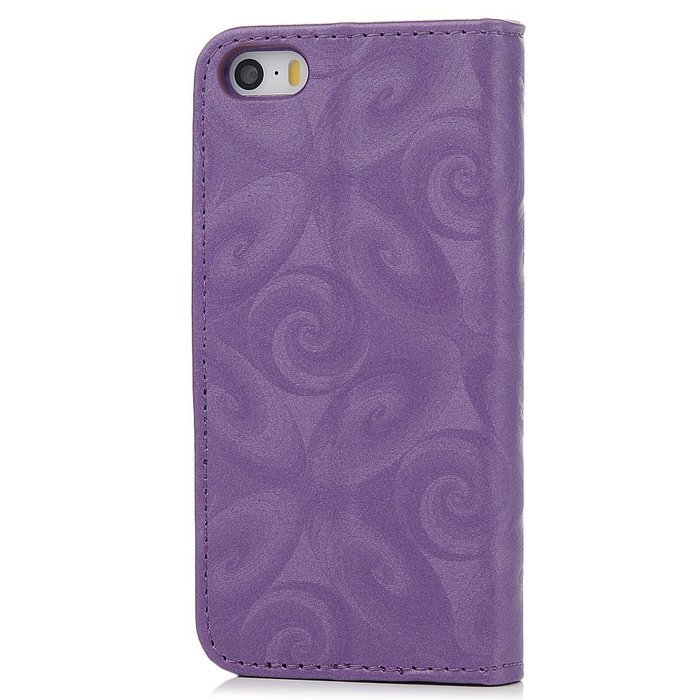 iPhone SE Case, iPhone 5/5S Case,YOKIRIN Stand Wallet Premium PU Leather with Handmade Flowing Glitter Liquid... N21