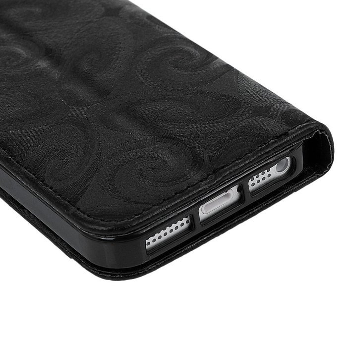 iPhone SE Case, iPhone 5/5S Case,YOKIRIN Stand Wallet Premium PU Leather with Handmade Flowing Glitter Liquid... N23