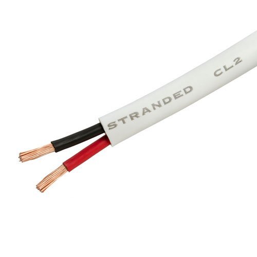 18/2 In Wall Speaker Wire 250 ft Spool CL2 Rated UL Listed