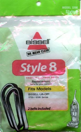 Bissell Style 8/14 Lift-Off Bagless Belt (Pack of 2)