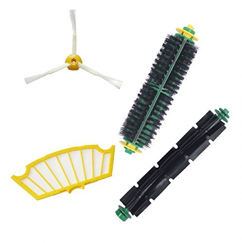 Accessory Kit for Irobot Roomba 550 500 560 557 - Includes 1 Pack Filter, Side Brush,bristle Brush and Flexible... N6