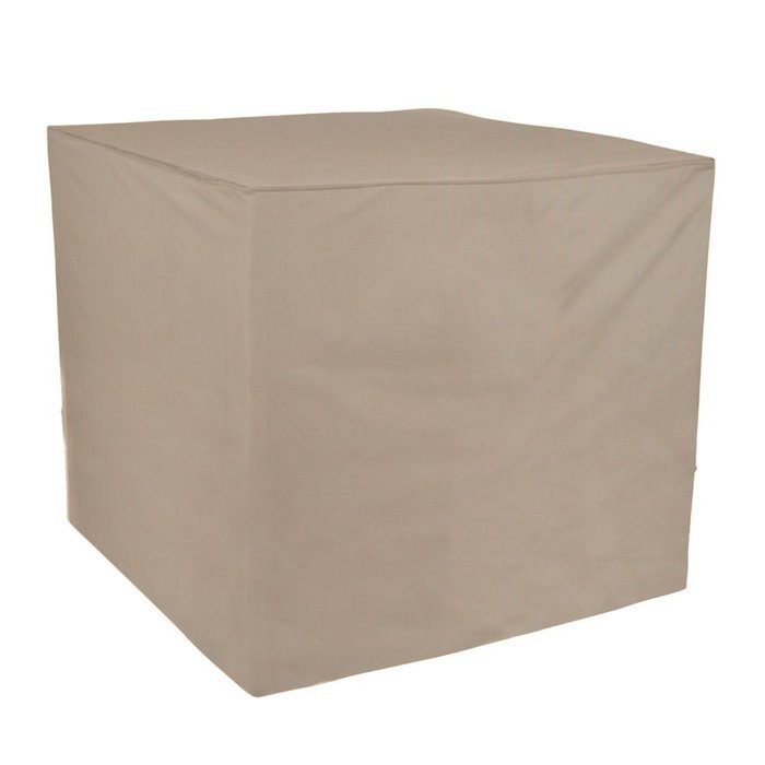 Budge English Garden Square AC Cover P9A19PM1, Tan Tweed (34 W x 34 L x 30 H)