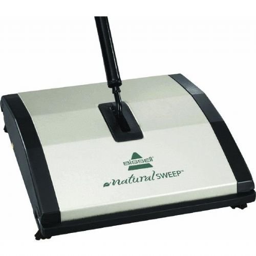 BISSELL - Natural Sweep Upright Sweeper - Stainless-Steel