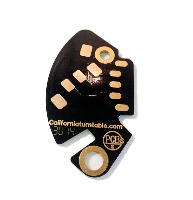 Technics 1200 1210 RCA PCB Board Internal Ground Gold Platted