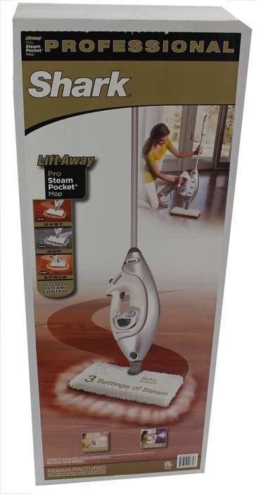 Certified Refurbished - Shark S3901 2-in1 Lift Away Professional Steam Pocket Mop with Handheld Steamer N4