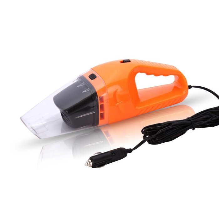 120W Portable Orange Dust buster Auto Handheld Cleaner Wet & Dry Car Vacuum Cleaner Handheld Vacuums ((16 FT Power... N3