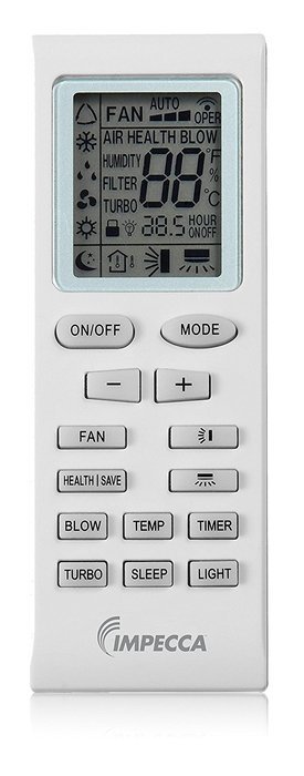 Impecca IPAH14-KS 14,000 BTU Heat & Cool Portable Air Conditioner with Electronic Controls N25
