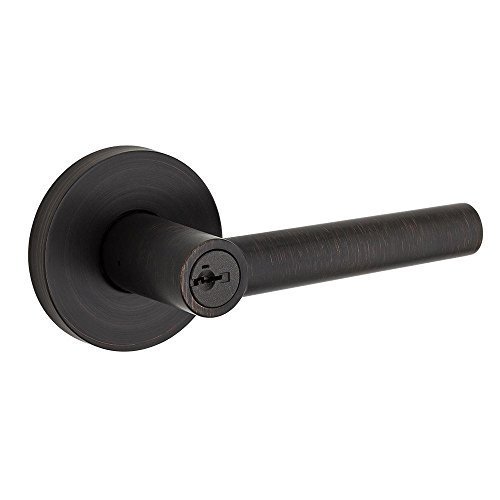 Kwikset 156MIL RDT 11P SMT CP Milan Venetian Bronze Entry Lever Featuring SmartKey by Kwikset
