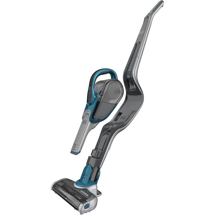 Black & Decker HSVJ520JMBF61 SMARTECH Cordless 20V Max Lithium 2-N-1 Stick Vacuum, Titan Blue N7