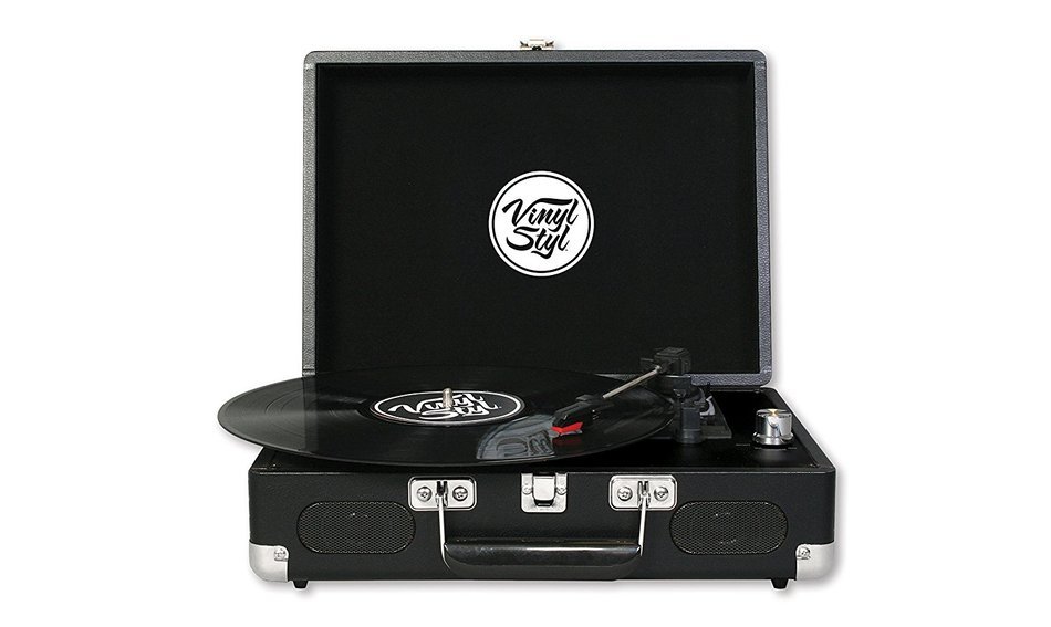 Vinyl Styl Groove Portable 3 Speed Turntable (You Are What You Listen To) N4