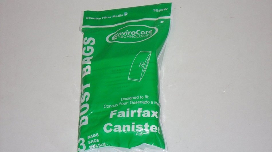 Fairfax Canister Vacuum Cleaner S1 Micro Filter Paper Bags 3 Pk Generic # 305SW